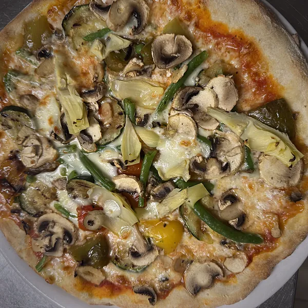 Pizza aus dem Ofen